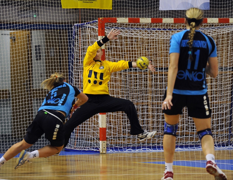 Brankářka Markéta Doláková proti Ruskám zářila