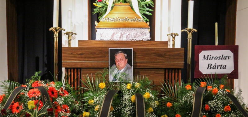 Poslední rozloučení s Miroslavem Bártou